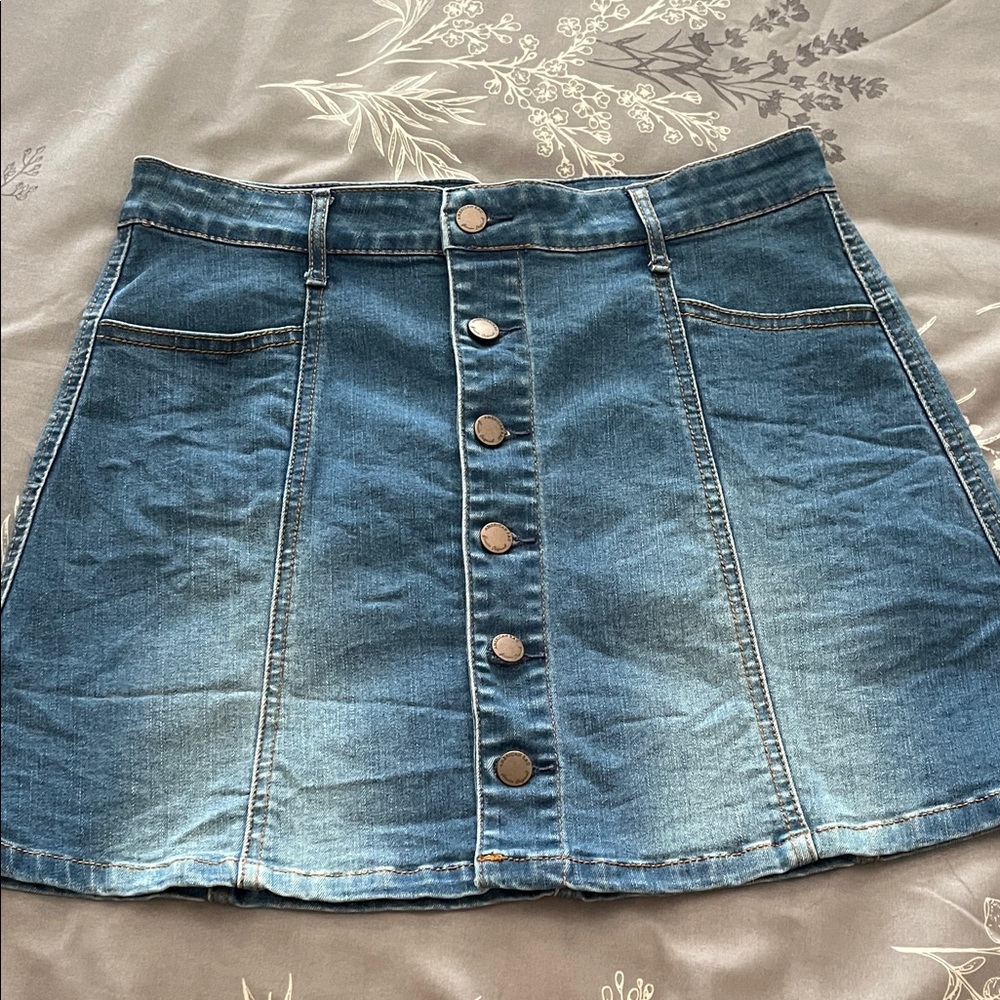American Rag Blue Denim Mini Skirt
